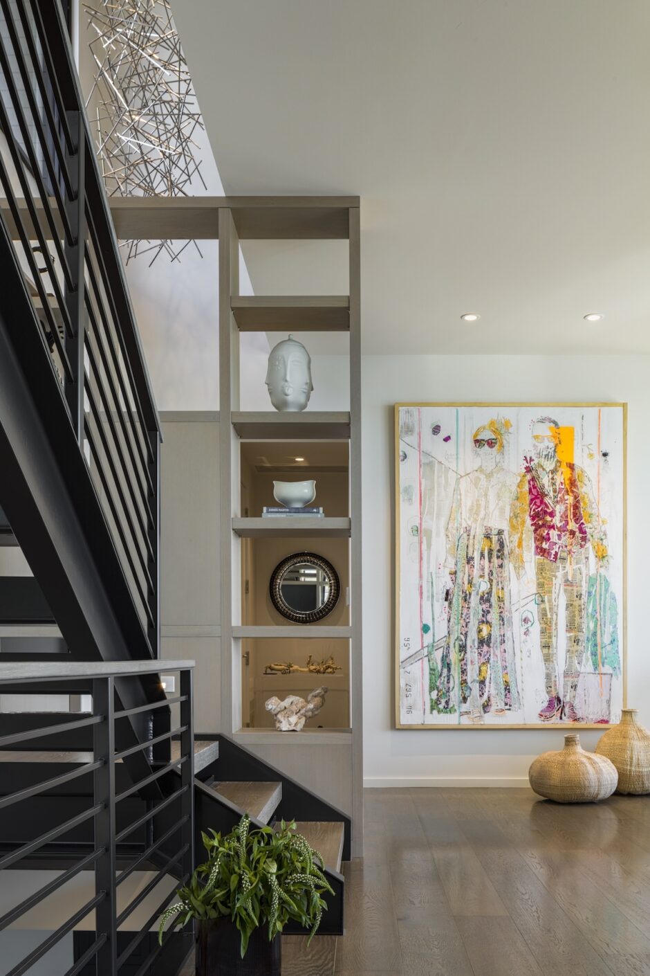 Open Staircase Metal Railing Seattle Wa