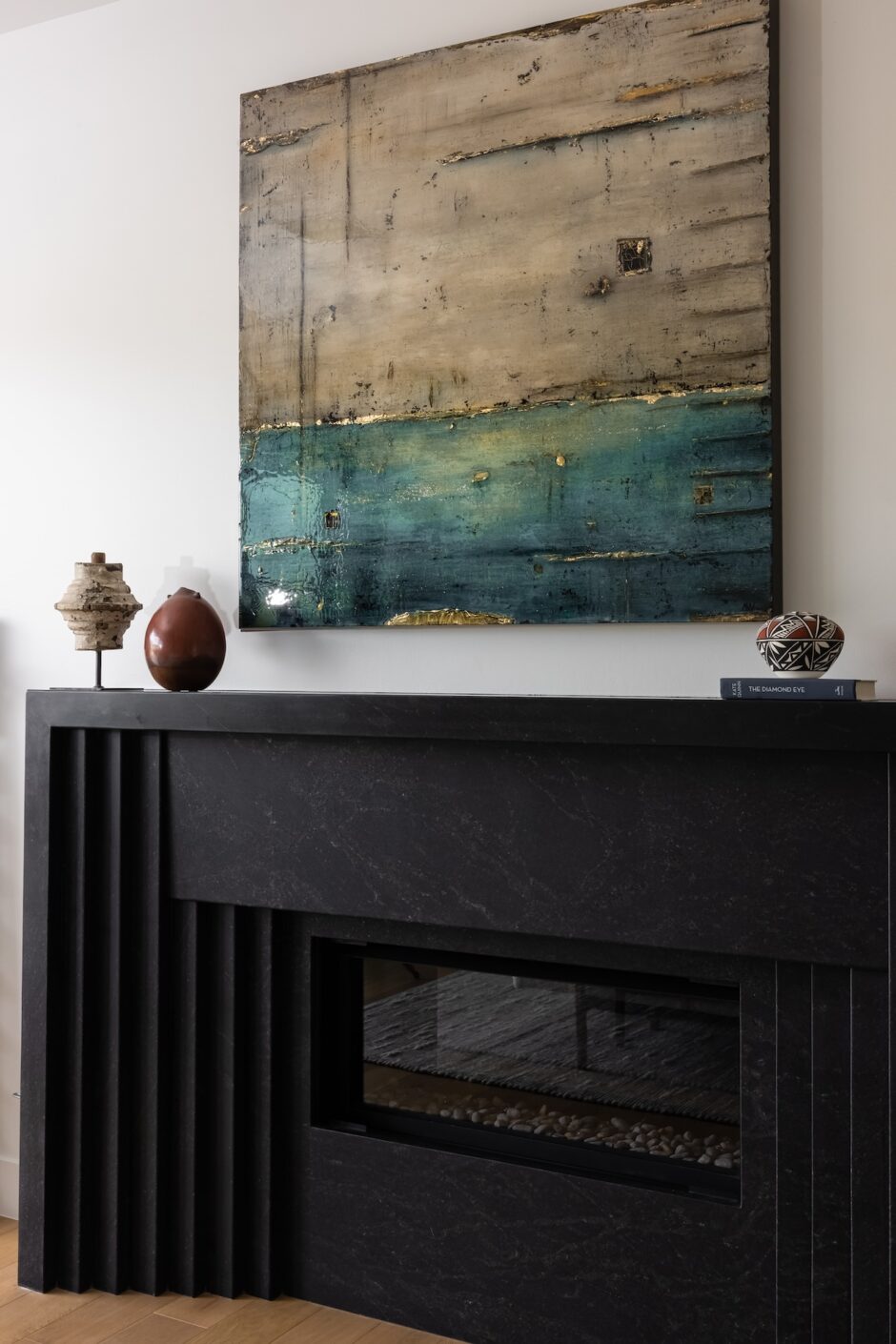 Primary Bedroom Fireplace Dana Hurley Interiors